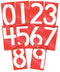 Roylco Big Number Stencils, 5 x 9 Inches, Set of 10...