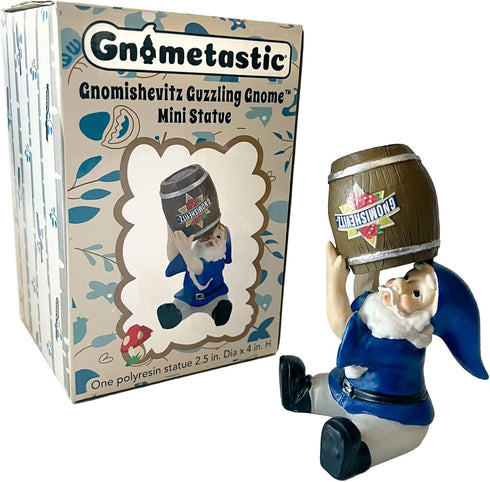 Gnometastic Mini Gnomes - Drunk Gnome, 4in, Garden Gnome Statue for Fairy Garden, Planters, Funny Garden Gnomes Decorations for Yard and Outdoor -...