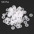 uxcell Silicone O-Rings, 9mm OD 6mm ID 1.5mm Width VMQ Seal Gasket for Compressor Valves Pipe Repair, White, Pack of 100...