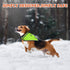 2 Pcs Reflective Dog Bandana Neon Orange Green High Visibility Dog Reflective Gear Dog Reflective Scarf Bib for Dog Camping Night Walking Off Leas...