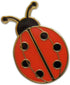 3-Piece LadyBug Lady Bug Pride Lapel Pin Hat Pin & Tie Tack Set with Clutch Back by Novel Merk...
