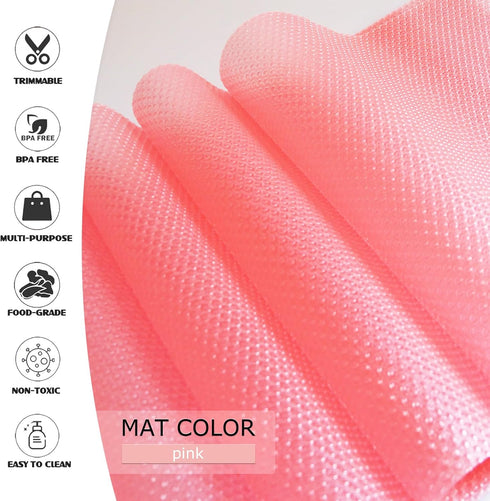 10Pcs Refrigerator Liners, Washable Fridge Liner Shelf Mats Refrigerator Pads for Cupboard Cabinet Drawer Home Kitchen Accessories Organization (P...