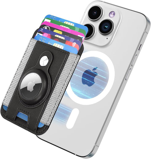 Magnetic Phone Wallet for Apple MagSafe, Card Wallet Holder for iPhone 15 Pro Max/15 Plus/15 Pro/15, 14 Pro Max/14 Plus/14 Pro/14, 13 Pro Max/13 P...