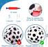 Juome Herding Ball for Dogs, 10" Dog Herding Balls with Soccer Cloth Cover Hand Pump, Interactive Dog Toys for Small & Medium Dogs...