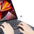 Wireless Bluetooth Keyboard with Touchpad,Portable Ultra Slim 7-Colors RGB Backlit Keyboard,10 inch Rechargeable Keyboard with Trackpad for IPad/I...
