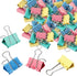 Colored Small Binder Clips 0.75 Inch(100 Pack), Small Binder Clips Micro Clips Paper Clamps for Office and Home Supplies...