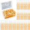 60PCS Soft Toothpick Refill Interdental Brush Push-Pull Type Tooth Cleaning Tool Tooth Flossing Head Oral Dental Hygiene Brush for Braces...