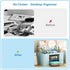 Desk Organizer,Multi-Functional Item of Stationery,Desk Organizers and Accessories desk with 5 Compartments (Blue)...