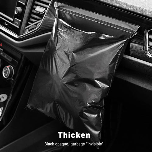Disposable Car Trash Bags Pack of 100, Vomit Bags, Portable Self Adhesive Cleaning Bags, Easy Stick on and Hanging, for Cars Kitchens Bedrooms Off...