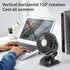 Portable Clip on Fan, 360° Rotate Battery Operated Stroller Fan, 3 Speed Quiet Mini Personal Desk Fan, USB Rechargeable Clooing Fan for Outdoor Ca...