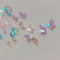 3D Butterflies Nail Art Charms, Maxleaf 200PCS Cute Nail Rhinestones Kit 3D Crystal Nail Butterflies Resin Nail Art Manicures Nail Accessories for...