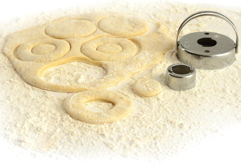 Norpro Stainless Steel Donut/Biscuit/Cookie Cutter with Removable Center 2.75in/7cm...