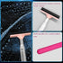 Car Rearview Mirror Wiper, Retractable Window Squeegee, Small Auto Squeegee Cleaner Water Side Mirror Wiper with Telescopic Long Handle, Snow Brus...