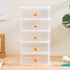 Gagee 5 Drawer Mini Stackable Storage Drawers,Plastic Dressers with Drawers for Arts and Crafts, Small Tools, Sewing Accessories, Stationary, and ...