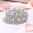 EVER FAITH Austrian Crystal Costume Jewelry Art Deco Elastic Stretch Bracelet...