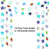 Patelai Glitter Star Garland Banner Decor 130 Feet Star Hanging Bunting Banner Twinkle Backdrop for Classroom Baby Shower Wedding Birthday Christm...