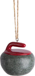Abbott Collection Curling Rock Ornament-1.5" D...