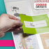 Photo Curtain XXL Gallery with 40 Pockets for 80 Postcards Motif Cards - Picture Frame for 15 x 10 Photos...