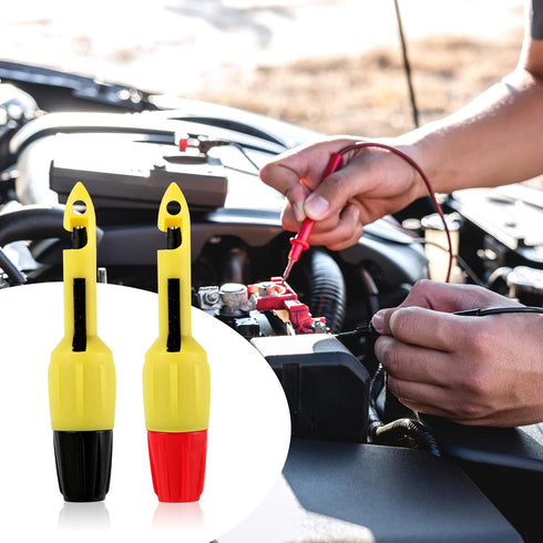 2pcs Insulation Piercing Clips, Wire Probe Kit Insulation Piercing Clip Piercing Probes for Tp81 Multimeter Wire Piercing Tool for Voltage Voltmet...
