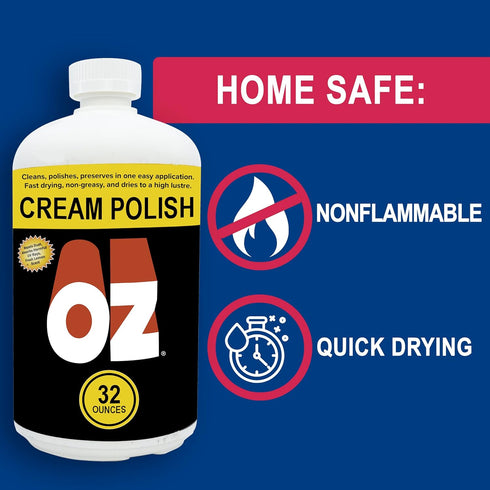 OZ Cream Polish, M860-0006, 1 Quart...