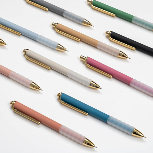 Linbsunne Ballpoint Pens Black Medium Point 1mm Pen with Super Soft Grip Ball Point Pen for Men Women Retractable Pens...