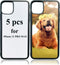 JUSTRY 5 PCS Sublimation Blanks Phone Case Cases Covers Compatible with Apple iPhone 11 Pro Max, 6.5-Inch (2019) Blank Printable Phone Case for DI...