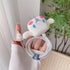 3D Cute Cartoon Charger Protector Case - Compatible for Apple 20W USB-C Power Adapter and Lightning Cable (White Dog)......