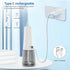 Water Dental flosser Cordless for Teeth Cleaning Mode Oral irrigator 300ML Braces, rechargeble Portable IPX7 Waterproof, White...