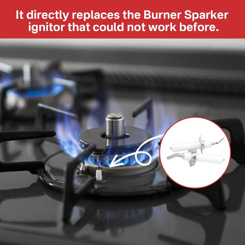 2 Pack 8523793 Gas Range Stove Ignitor Electrode Replacement for Whirlpool Gas Range Igniter,Amana oven ignitor and Kenmore gas stove parts WP8523...