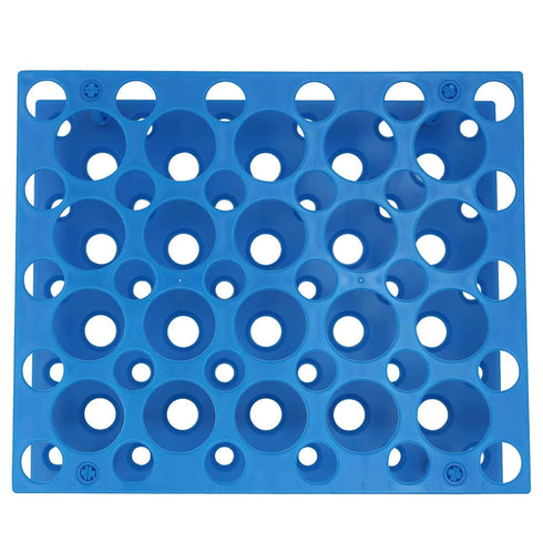 Centrifuge Tube Rack,2 Pieces Detachable Test Tube Rack Holder 50-Well Plastic Stand for 15ml 50ml Tube...