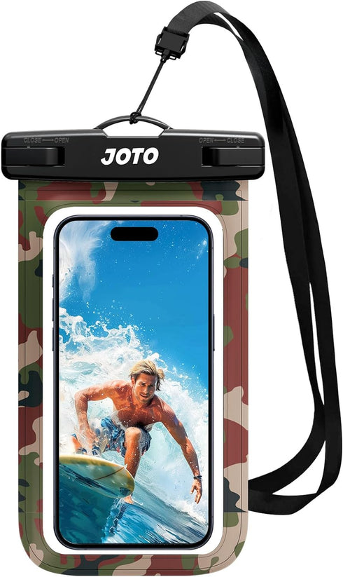 JOTO Universal Waterproof Phone Pouch Cellphone Dry Bag Case for iPhone 14 13 12 11 Pro Max Mini Xs XR X 8 7 6S Plus SE, Galaxy S21 S20 S10 Plus N...