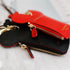LEECCO Neck Pouch,Trend Small Travel Leather Student ID Card Holder Lanyard Neck Pouch Bag With Coin Wallet Purse for Students Women Kids Girls...