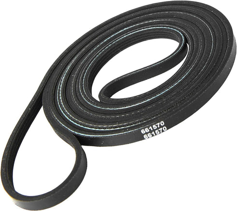 661570 Dryer Drum Belt by Seentech, Compatible with Whirlpool & Kenmore Dryers - Replaces Part Numbers 661570V AP5983729 3387610 3389728 3393999 339728 661570VP PS11722115