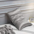 NTBAY Satin Body Pillowcase for Hair and Skin, Luxurious and Silky Pillow case with Envelope Closure, 20x54 Inches, Grey...