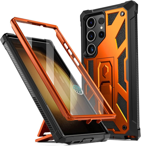 Poetic Spartan Case for Samsung Galaxy S23 Ultra 5G 6.8 inch, Built-in Screen Protector Work with Fingerprint ID, Full Body Rugged Shockproof Prot...