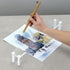 Artist Leaning Bridge Hand, Clear Acrylic Wrist Rest Leaning Bridge Hand Rest for Detailed Painting, Adjustable Height Creative Artist Bridge Art ...