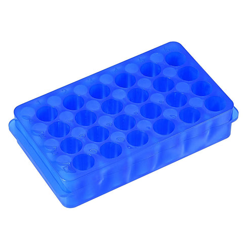 MECCANIXITY Centrifuge Tube Rack 11mm/7.5mm Hole 24-Well Double Panel Polypropylene for 0.5ml/1.5ml/2ml Tube...