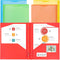 EOOUT 5pcs Folders with Pockets and Prong Pocket Folders Folders with Prongs File Folders with Fasteners for Office School Students Teachers (5 Pa...