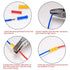 150 Pcs Electrical Butt Connectors Kit, Butt Splice Crimp Wire Connectors, Assorted Insulated Electrical Straight Wire Terminal Connectors, Automo...
