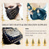 Swpeet 110 Pairs Gold 7mm x 9.5mm Bullet Cone Spike and Stud Metal Screw Back for DIY Leather Craft Cool Rivets Punk Stud Coincal Layer...