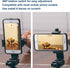 Universal Smartphone Cell Phone Mount Holder Adapter for Tripods or Stands with Standard 1/4 Inch Mount Screw, can Rotates Vertically and Horizont...