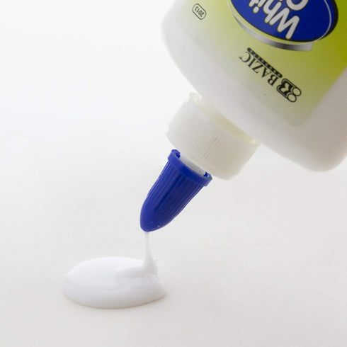 BAZIC White Glue 4 Oz. (118 mL), All Purpose Adhesive Bond Photo DIY Craft Slime Making, for Office School Home Art Projects, 1-Pack...