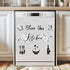 Kitchen Dishwasher Magnet Decorations, Bless This Kitchen Dishwasher Refrigerator Cover Magnetic Stickers Decal Decorative for Home Appliance Gara...