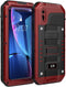 Beasyjoy for iPhone XR Metal Case Heavy Duty with Screen Full Body Protective Waterproof Shockproof Tough Rugged Hybrid Military Grade Defender Ou...