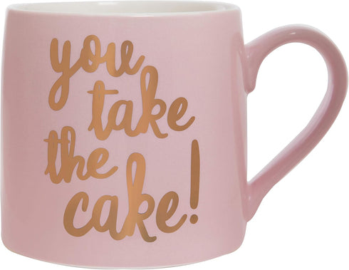 Slant Collections Jumbo Coffee Cup Large Ceramic Mug, 20-Ounces, You Take the Cake!...