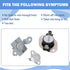 Dryer Thermal Thermostat Kit DC96-00887A & DC47-00016A Thermal Fuse & DC47-00018A Thermostat Fit for Samsung Thermal Fuse Dryer, Replacement for Samsung & Kenmore Dryers
