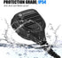 FOSA 3.5mm Headphone Jack Speaker mic,Portable Handheld Walkie Talkie Radio Microphone Waterproof Dustproof with Steel Belt Clip for GP88S,GP2000,...