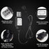 2PCS 7.4V 800mh USB Charging Cable with SM-3P Plug Connector for RC Excavator, Truck, Tank,Huina 1575 RC Engineering Vehicle,DE43 DE60 RC Toy Car,...