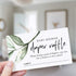 Bliss Collections Diaper Raffle Tickets for Baby Shower, Rustic Greenery, Invitation Card Inserts for Fun Baby Shower Game with a Chance to Win, 2...