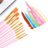 AROIC Acrylic Paint Brushes, 6 Packs/60 pcs Nylon Hair Paint Brush Set for All Purpose Oil Watercolor Painting Artist Professional Kits (Pink)...